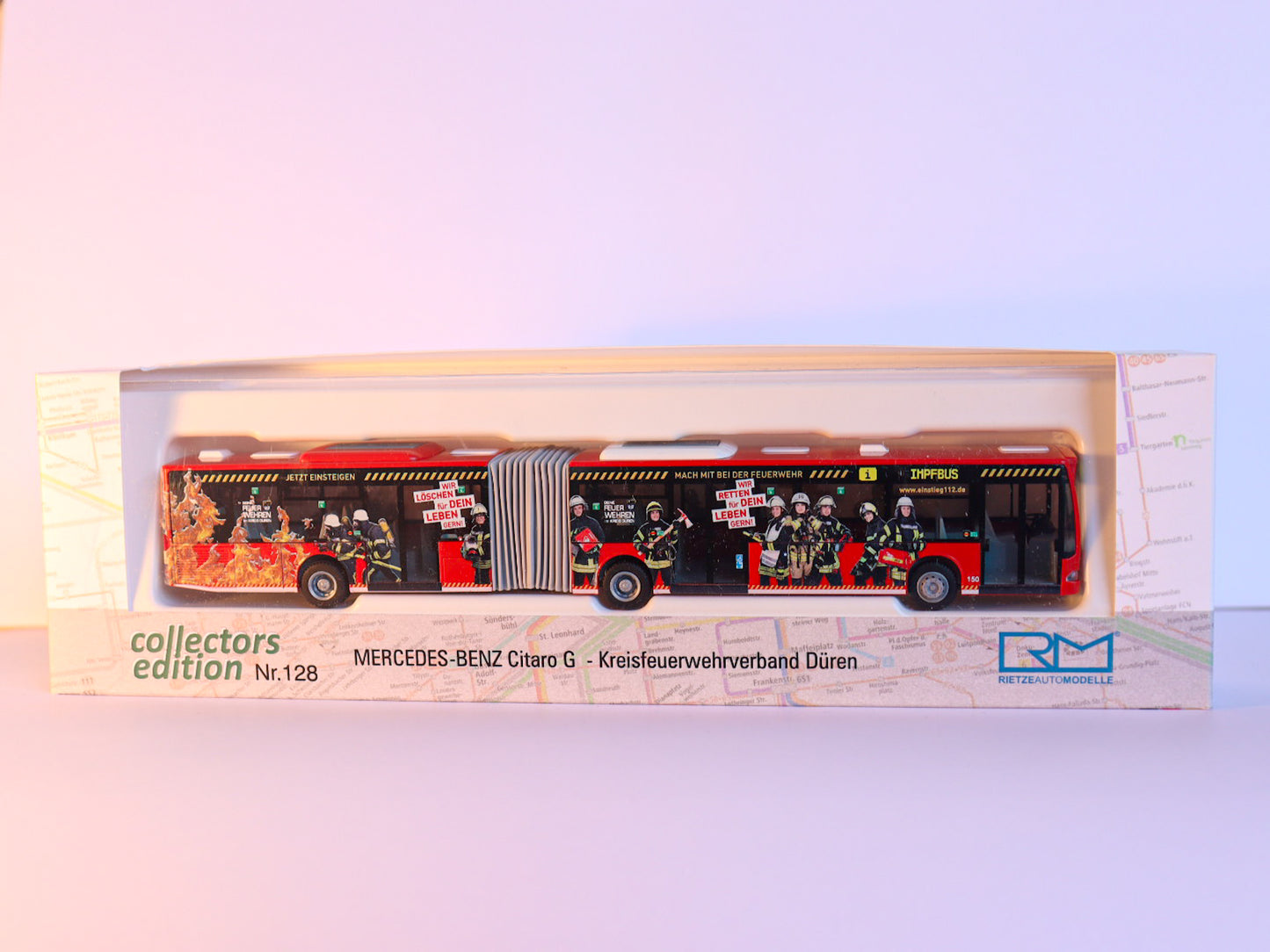 Mercedes Citaro G Kreisfeuerwehrverband Düren Modellbus Rietze 69908