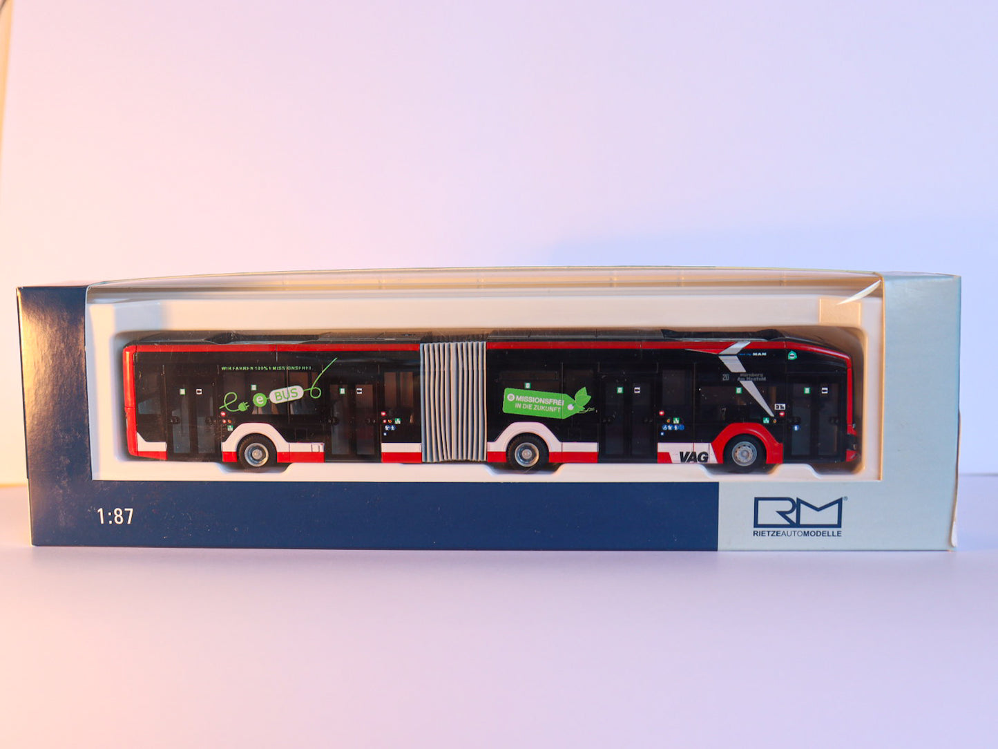 MAN Lion s City 18 E, VAG Nuremberg model bus Rietze 76501
