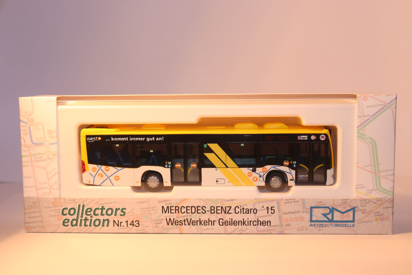 Mercedes Citaro C2 WestVerkehr Geilenkirchen, 2015 Modellbus Rietze 73499