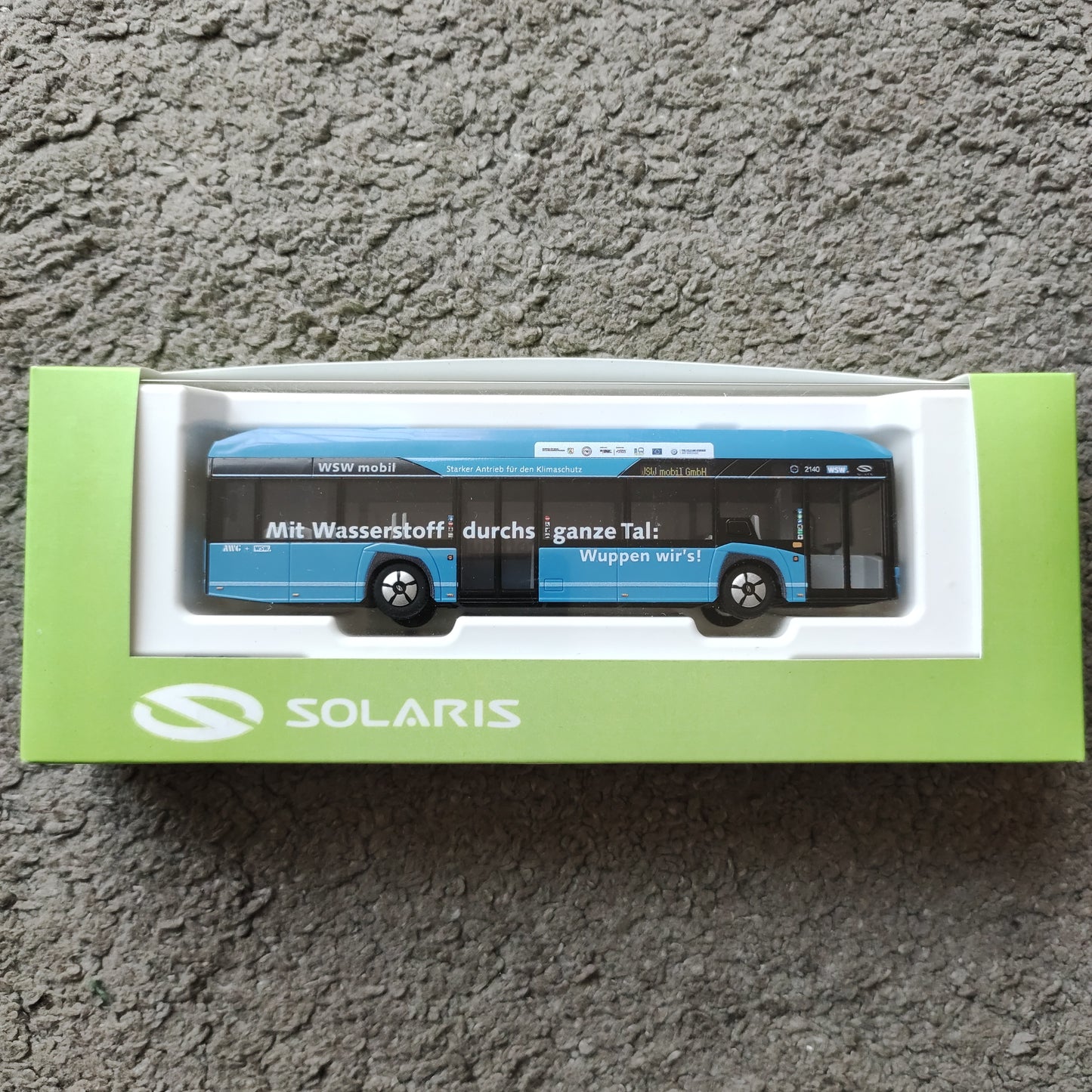 Solaris Urbino 12 Hydrogen WSW Wuppertal Wasserstoff Modellbus Rietze