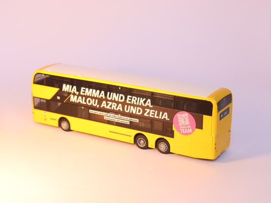 BVG Alexander Dennis Enviro 500 BVG career double decker model bus Rietze 78003