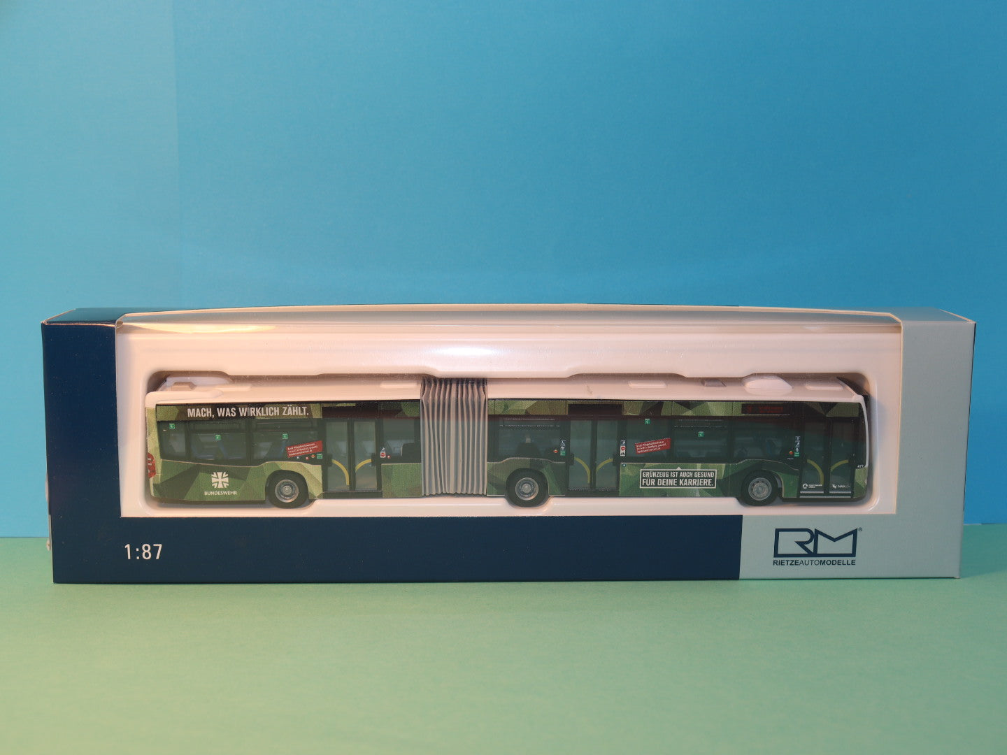 Citaro C2 G, city transport Lübeck - Bundeswehr, 2015 model bus Rietze 73693