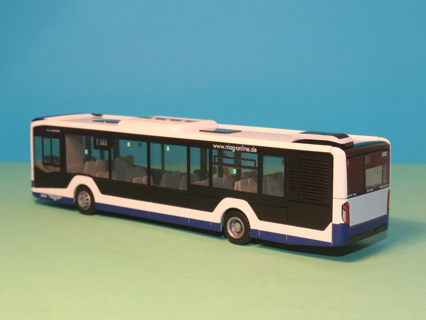 MAN Lion s City 12, Niag - Moers, 2017 Modellbus Rietze 75375