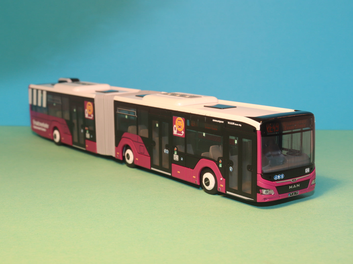 MAN Lion s City 18, DB SEV -
Schienenersatzverkehr Modellbus Rietze 75855