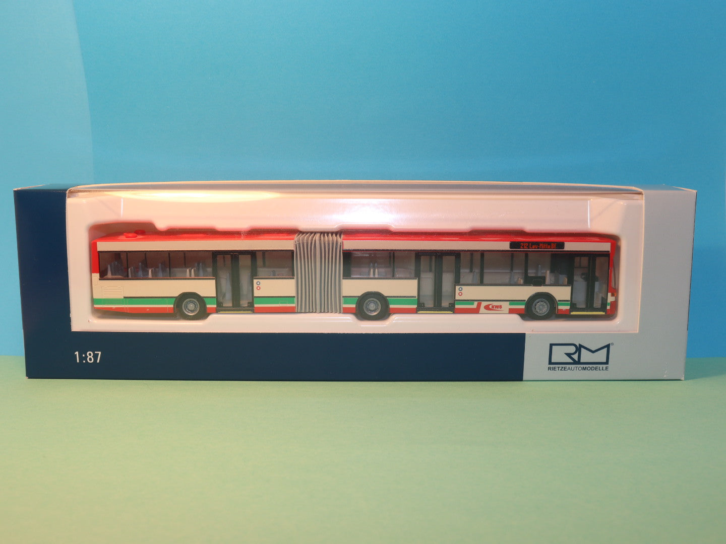 Mercedes O405 GN2 KWS - Wupsi Leverkusen Modellbus Rietze 76405