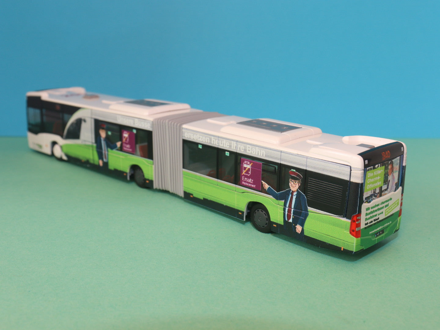 Mercedes Citaro G, Killer Citybus,Witten SEV - Schienenersatzverkehr Modellbus Rietze 69310