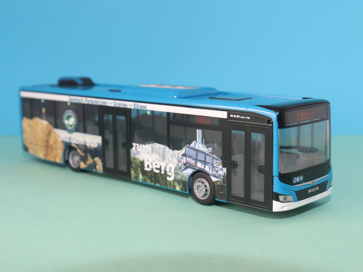 Rietze MAN Lion s City 12, Eibsee Verkehrsg. Garmisch - Partenkirchen, model bus 2018 75383