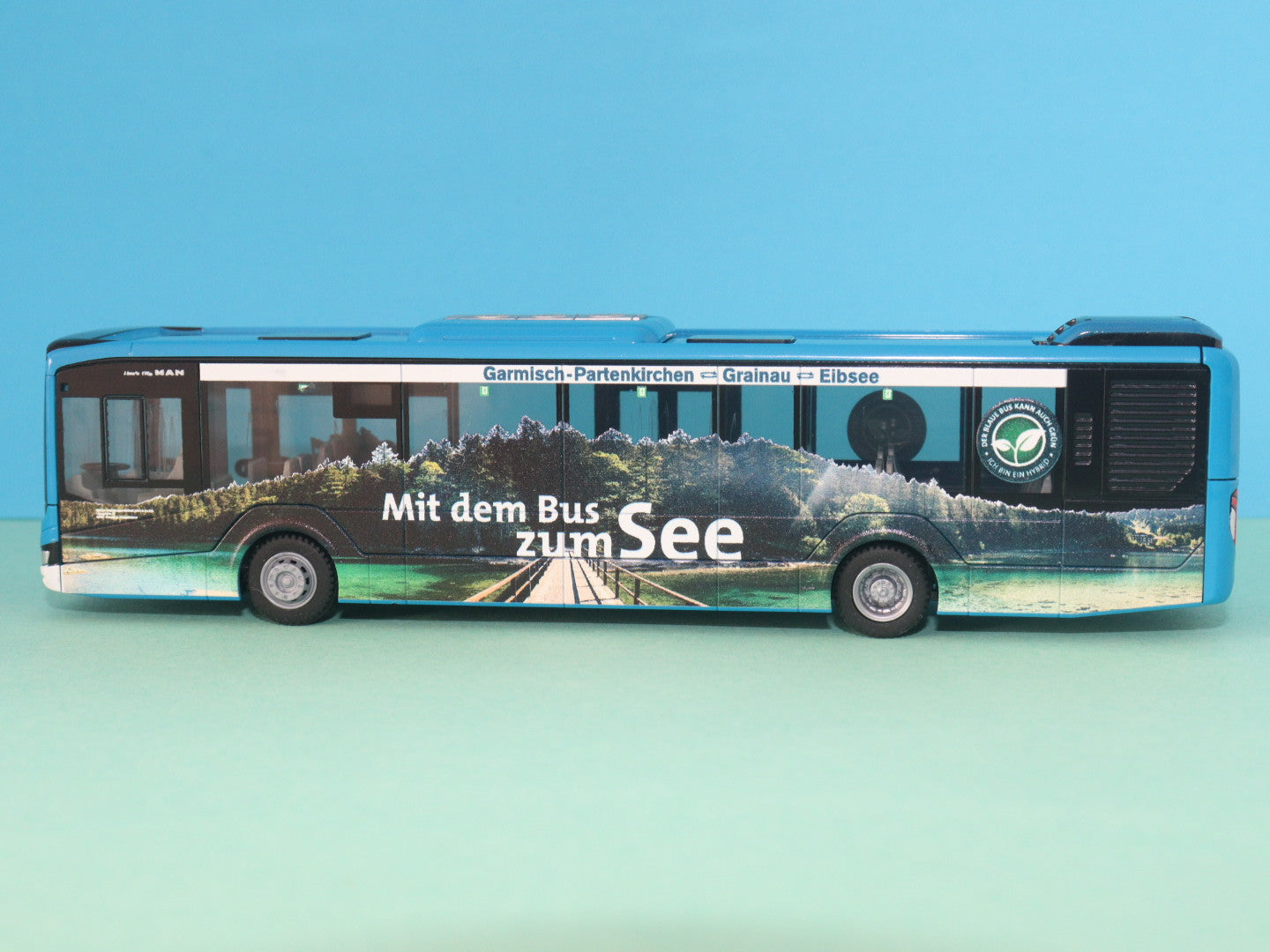 Rietze MAN Lion s City 12, Eibsee Verkehrsg. Garmisch - Partenkirchen, model bus 2018 75383