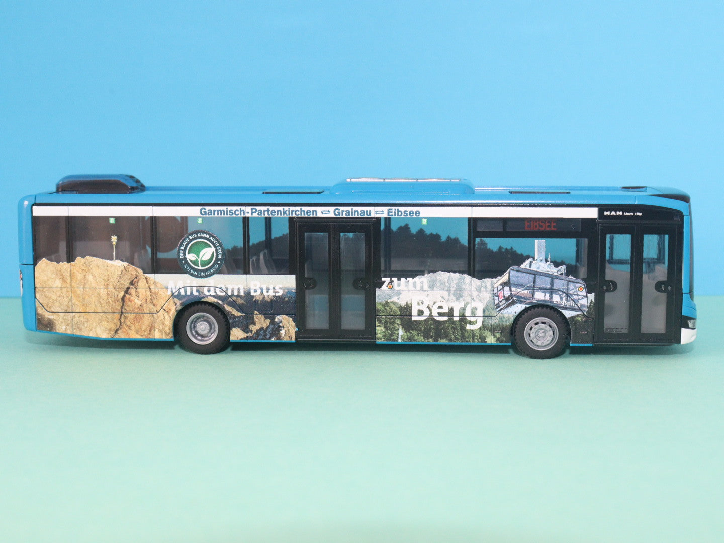 Rietze MAN Lion s City 12, Eibsee Verkehrsg. Garmisch - Partenkirchen, model bus 2018 75383