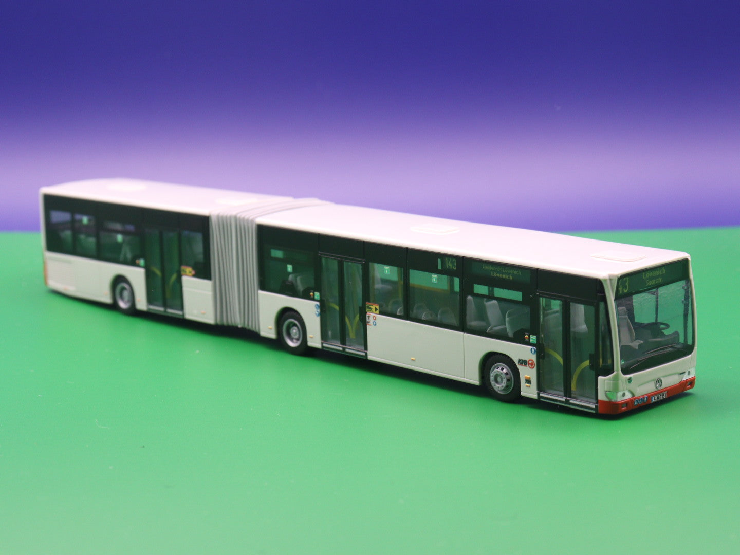 KVB Köln Citaro Facelift G Sondermodell Modellbus Linie 143 Lövenich Saarstr.