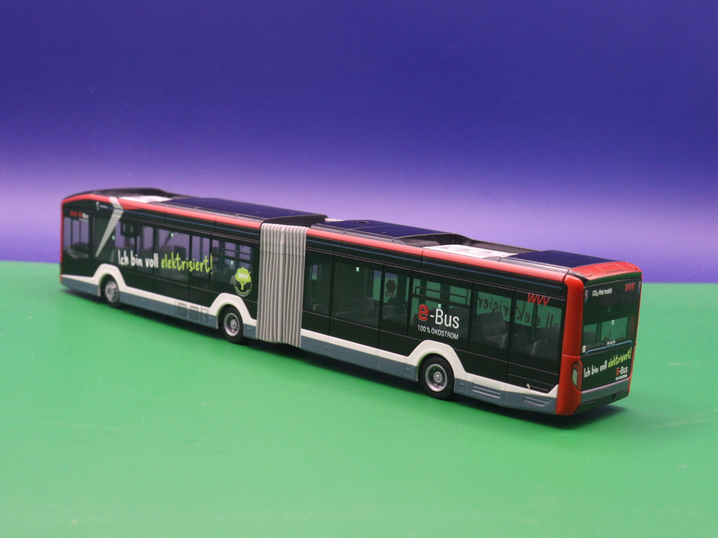 MAN Lions City 18 - Würzburger Straßenbahn - Modellbus Rietze 76515