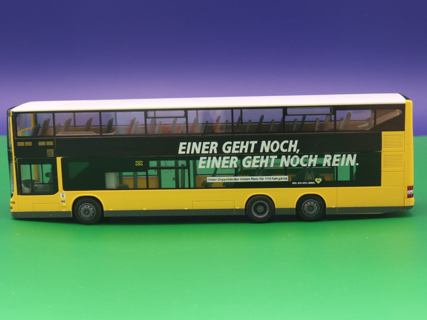 MAN Lions City DL07 - BVG Berlin - Einer geht noch, Einer geht noch rein - Wagen 3448 Modellbus Rietze