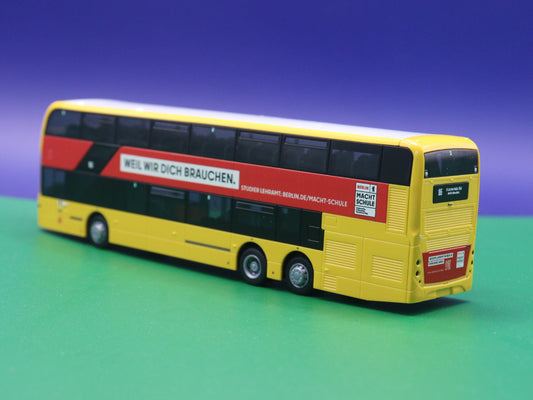 Alexander De Enviro 500 - BVG Berliner Verkehrsbetrieb - Berlin macht Schule - Modellbus Rietze 78021