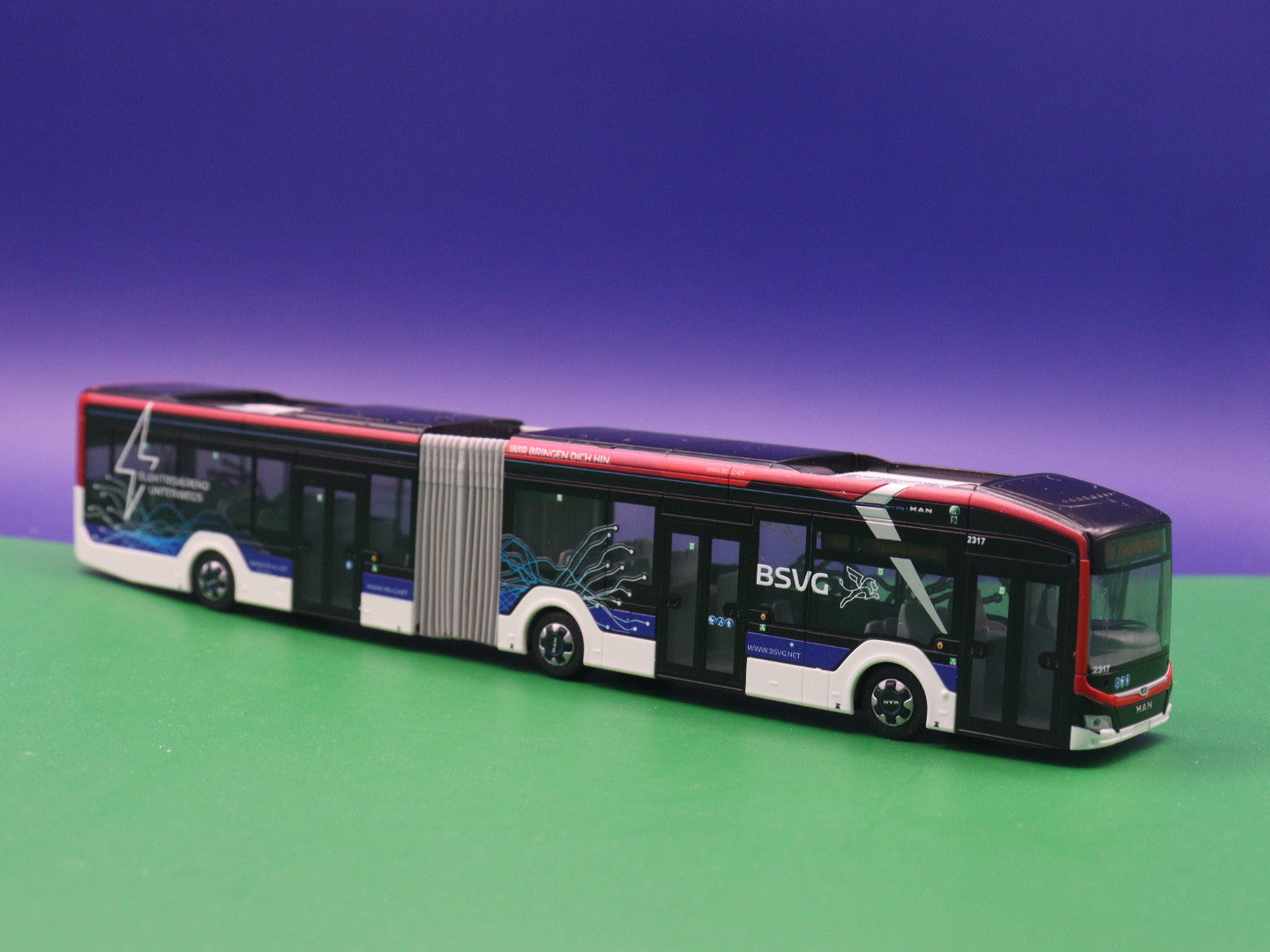 MAN Lion's City 18E - BSVG Braunschweiger Braunschweiger Verkehrs-GmbH- Modellbus Rietze 76516
