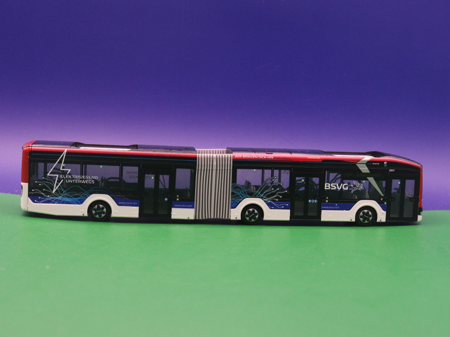 MAN Lion's City 18E - BSVG Braunschweiger Braunschweiger Verkehrs-GmbH- Modellbus Rietze 76516