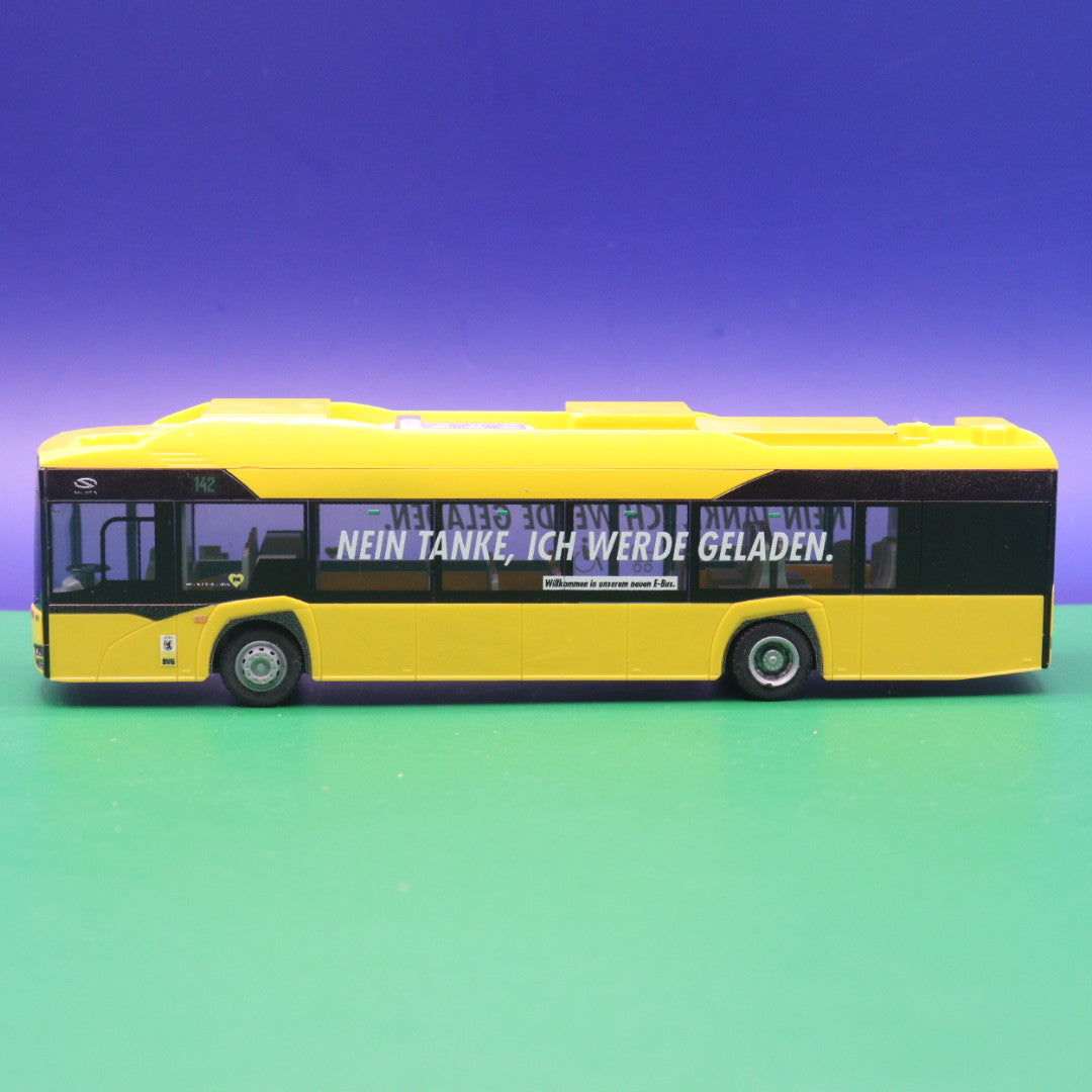 Solaris Urbino 12 electric - BVG Berlin - Nein Tanke, Ich werde geladen - Modellbus Rietze 73034