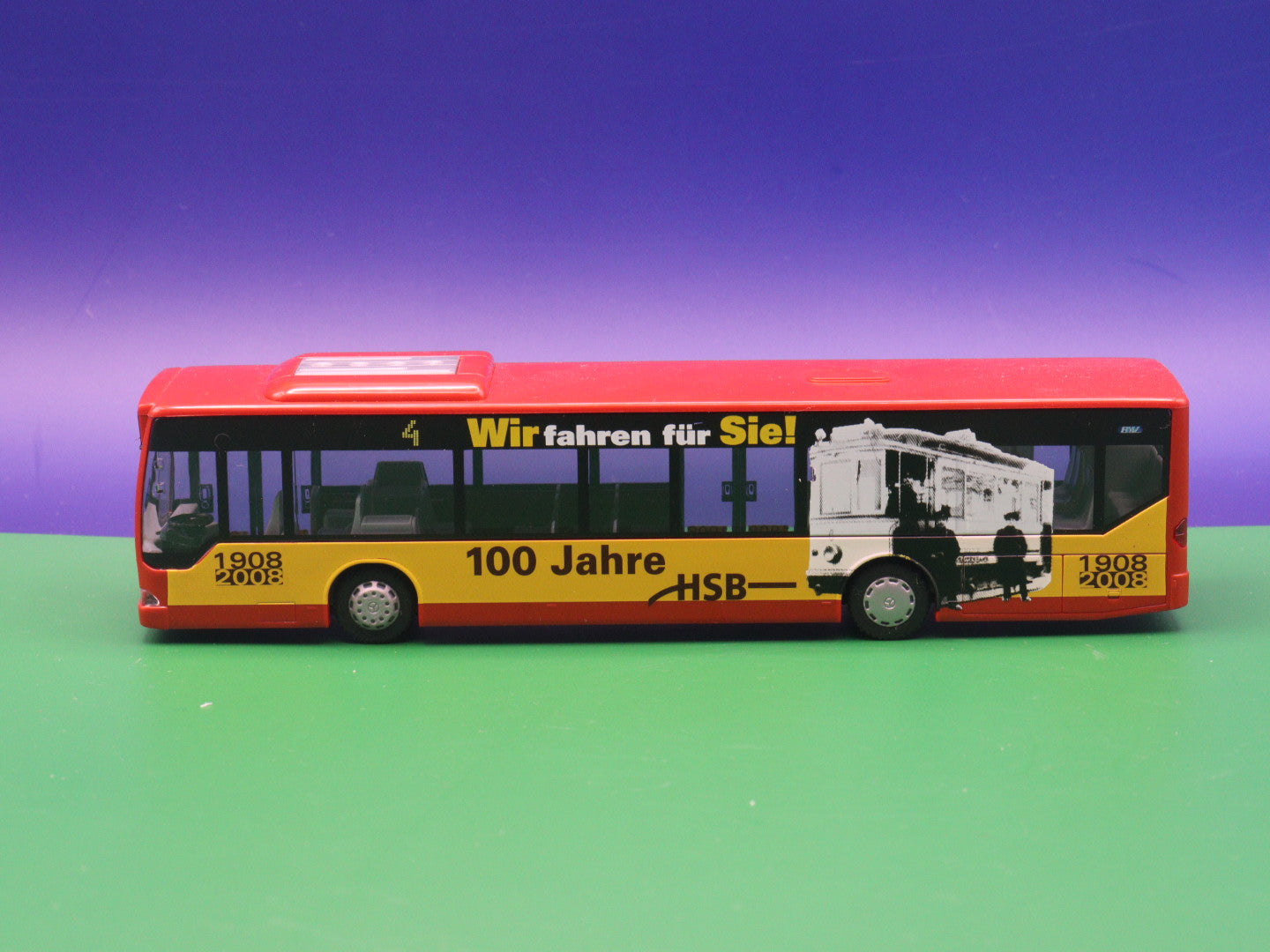 Mercedes Benz O530 Citaro - 100 Jahre HSB - Hanauer Straßenbahn (Hessen) - Modellbus Rietze 66938