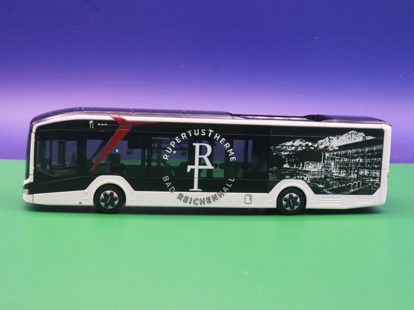 MAN Lions City 12 Stadtwerke Bar Reichenhall - Ruppertustherme - Modellbus Rietze 76343