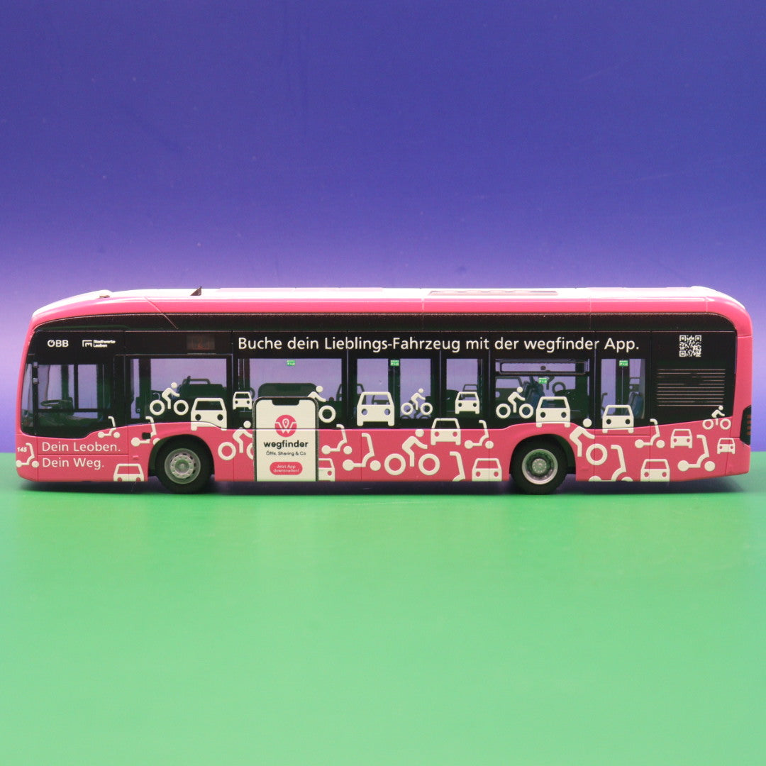 Mercedes Benz eCitaro - Stadtwerke Leoben - Wegfinder App - Österreich (AT) - Modellbus Rietze 75612