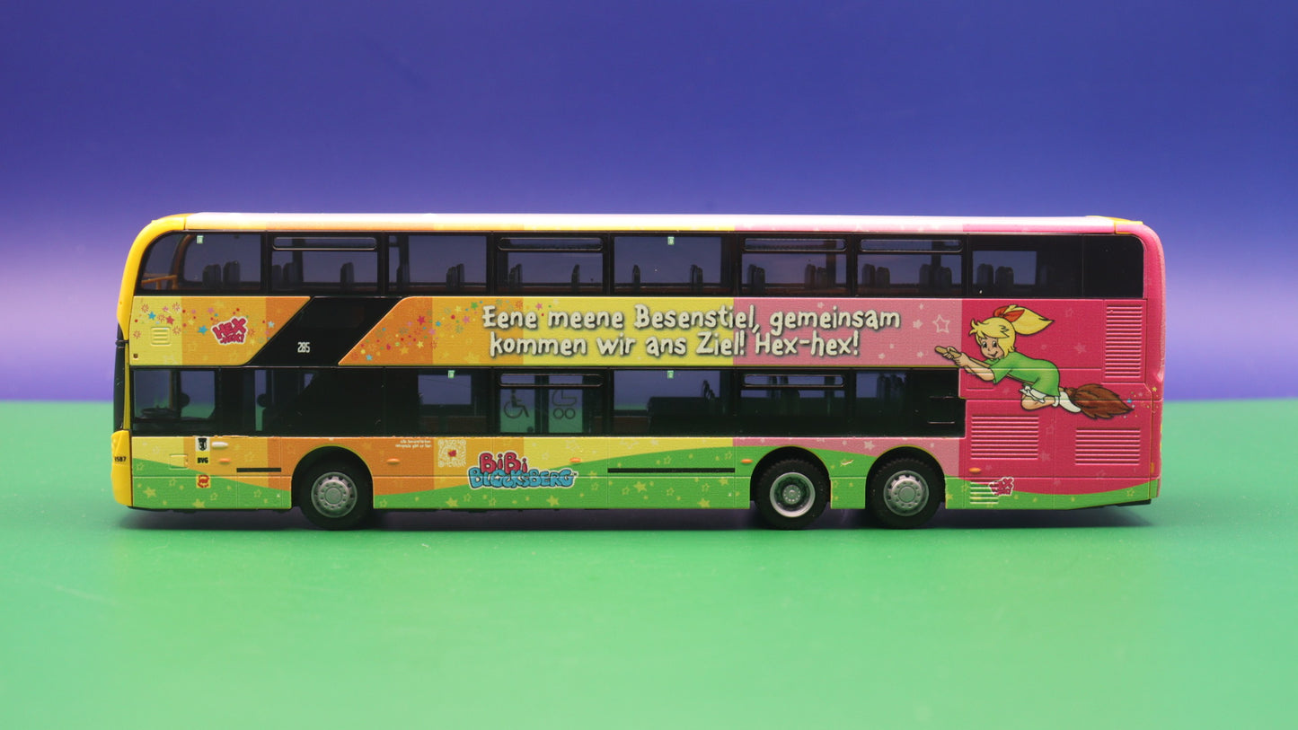 Alexander Dennis Enviro 500 - BVG Berlin Linie 285 - Bibi Blocksberg - Modellbus Rietze 78027