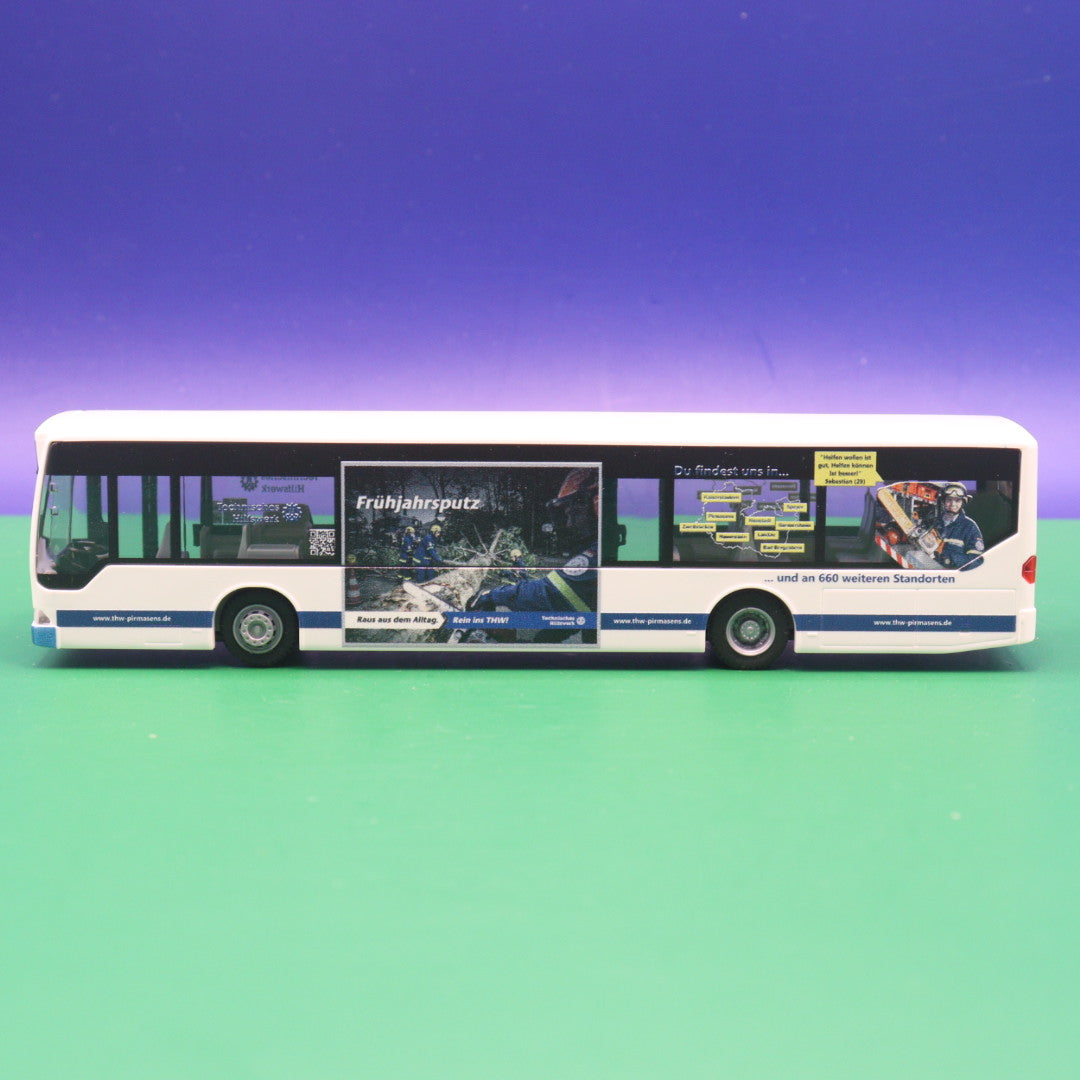 Mercedes Benz O530 Citaro - THW Pirmasens - Linie 202 Über Husterhöhe Virginia Avenue - Gebraucht ohne Zurüstteile - Modellbus Rietze 69909