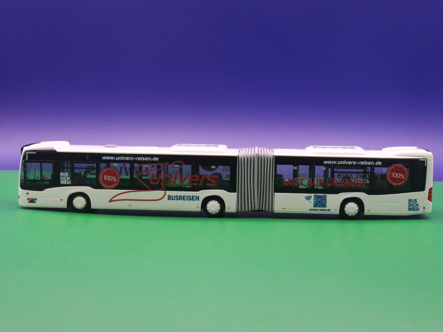 Mercedes Benz Citaro C2 G - Univers Reisen - Bonn - Linie E Pützchens
Markt (im Auftrag der SWB) - Modellbus Rietze 69311-3