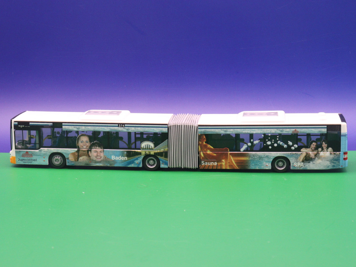 MAN Lions City G - Jugendstillbad Darmstadt - Modellbus Rietze 67288