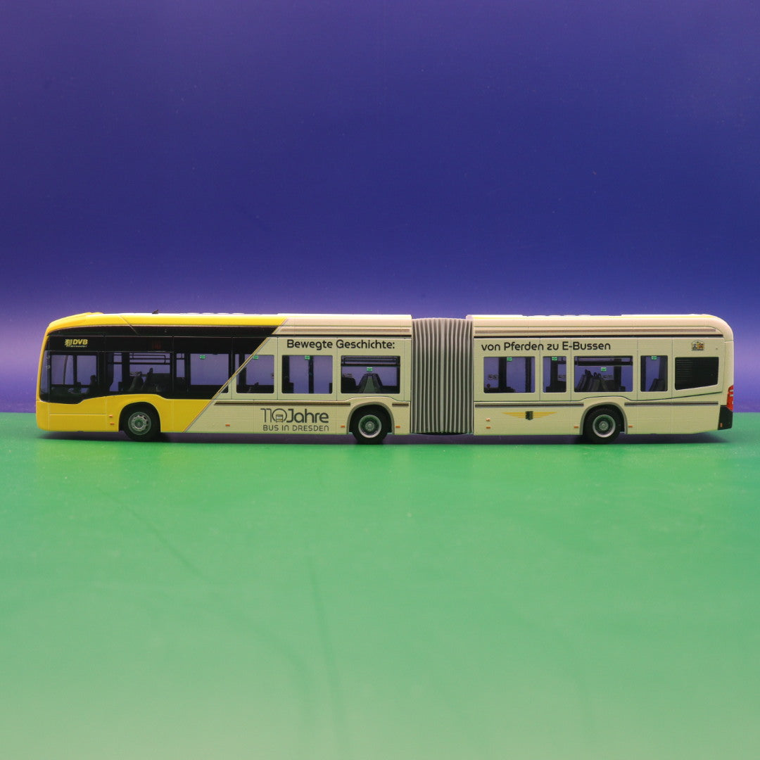 Mercedes Benz eCitaro - "von Pferden zu E-Bussen" - DVB Dresden - Modellbus Rietze