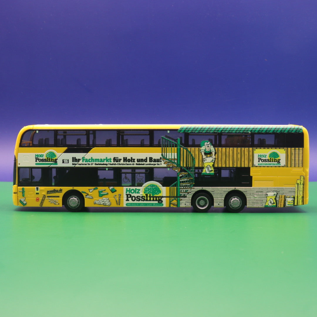 Alexander Dennis Enviro 500 BVG Berlin Holz Possling Modellbus Rietze 78013 Gebraucht