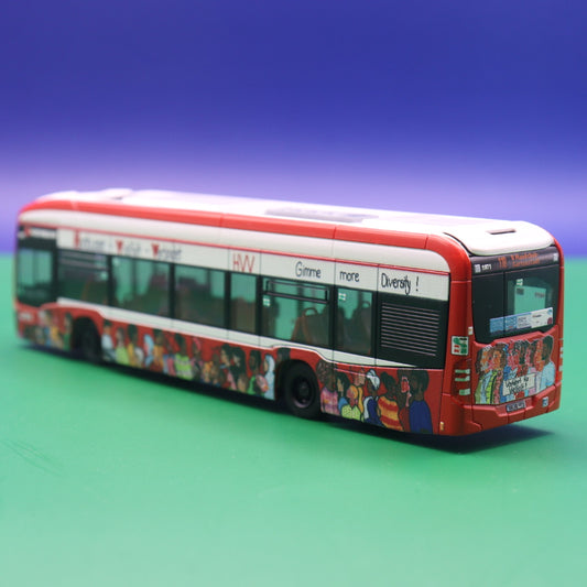 Mercedes Benz eCitaro - Hochbahn Hamburg - Linie 118 U Mnsbek- Gartenstadt - Modellbus Rietze 75575 Sondermodell 2022