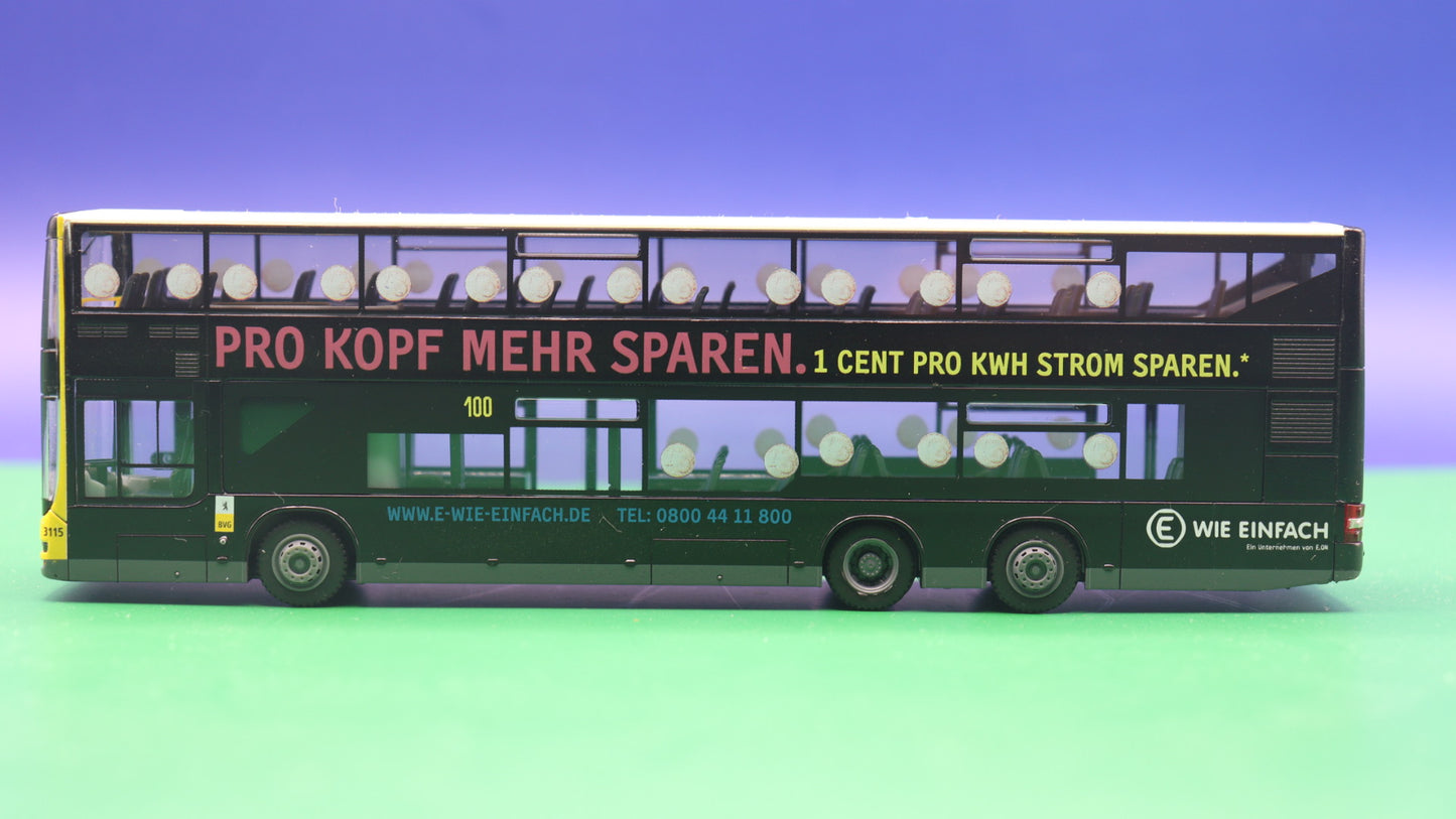 MAN Lions City DL 07 - BVG Berlin - E wie einfach - Modellbus Rietze 67702 (Erscheinungsjahr: 12/2008)
