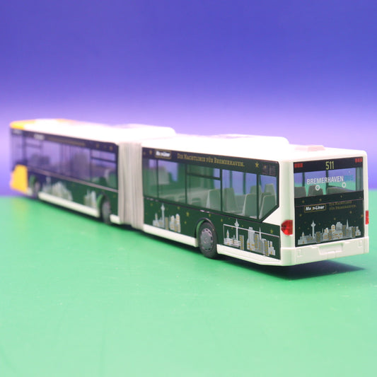 Mercedes Benz O530 Citaro G - Verkehrsbetriebe Bremerhaven Bus - Nachtlinie - Linie 511 Heinrich Plett Straße - Modellbus Rietze 67019