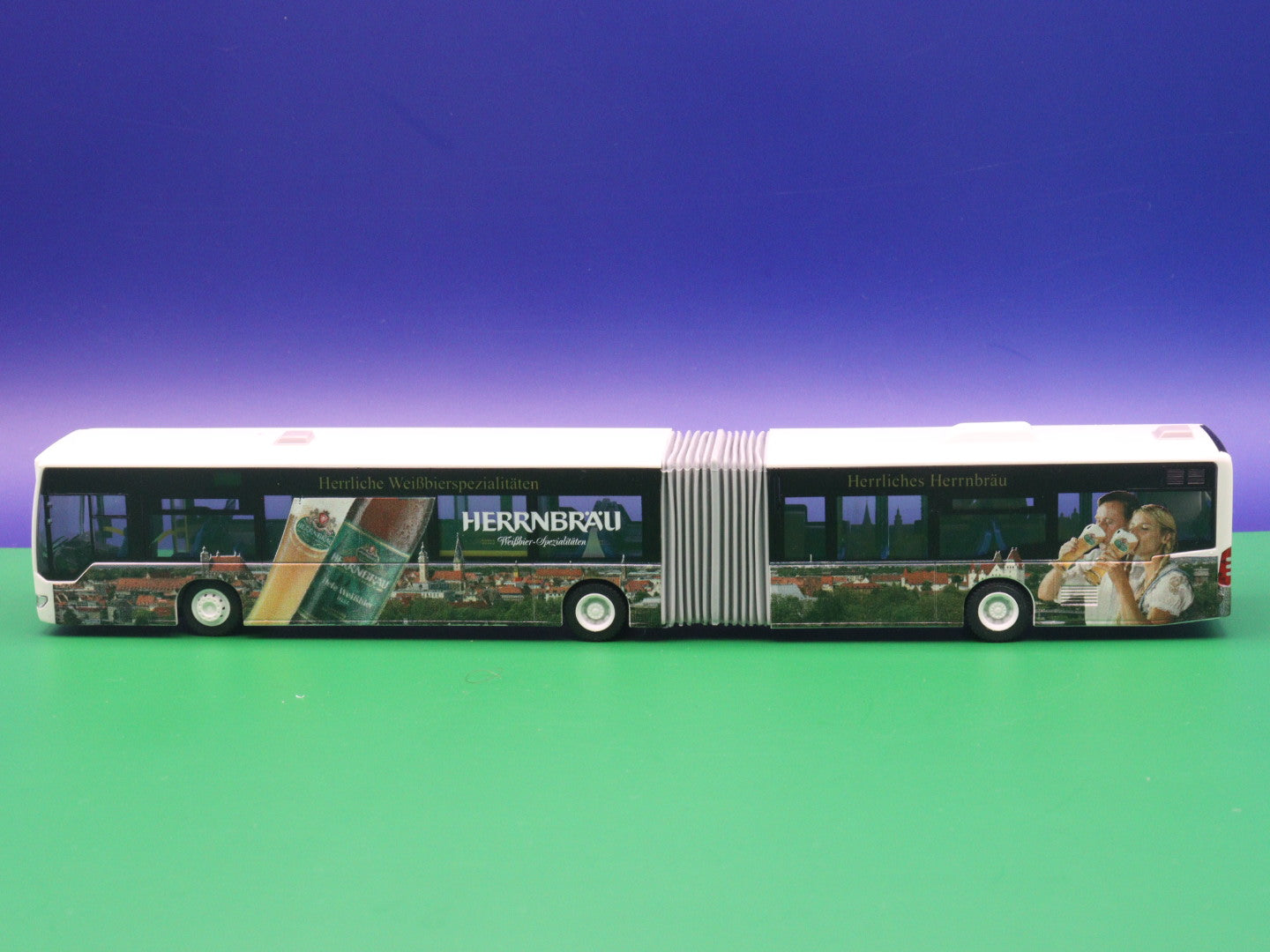 Mercedes Benz O530 Citaro G Facelift - KVB Ingolstadt - Herrnbräu Bier - Modellbus Rietze