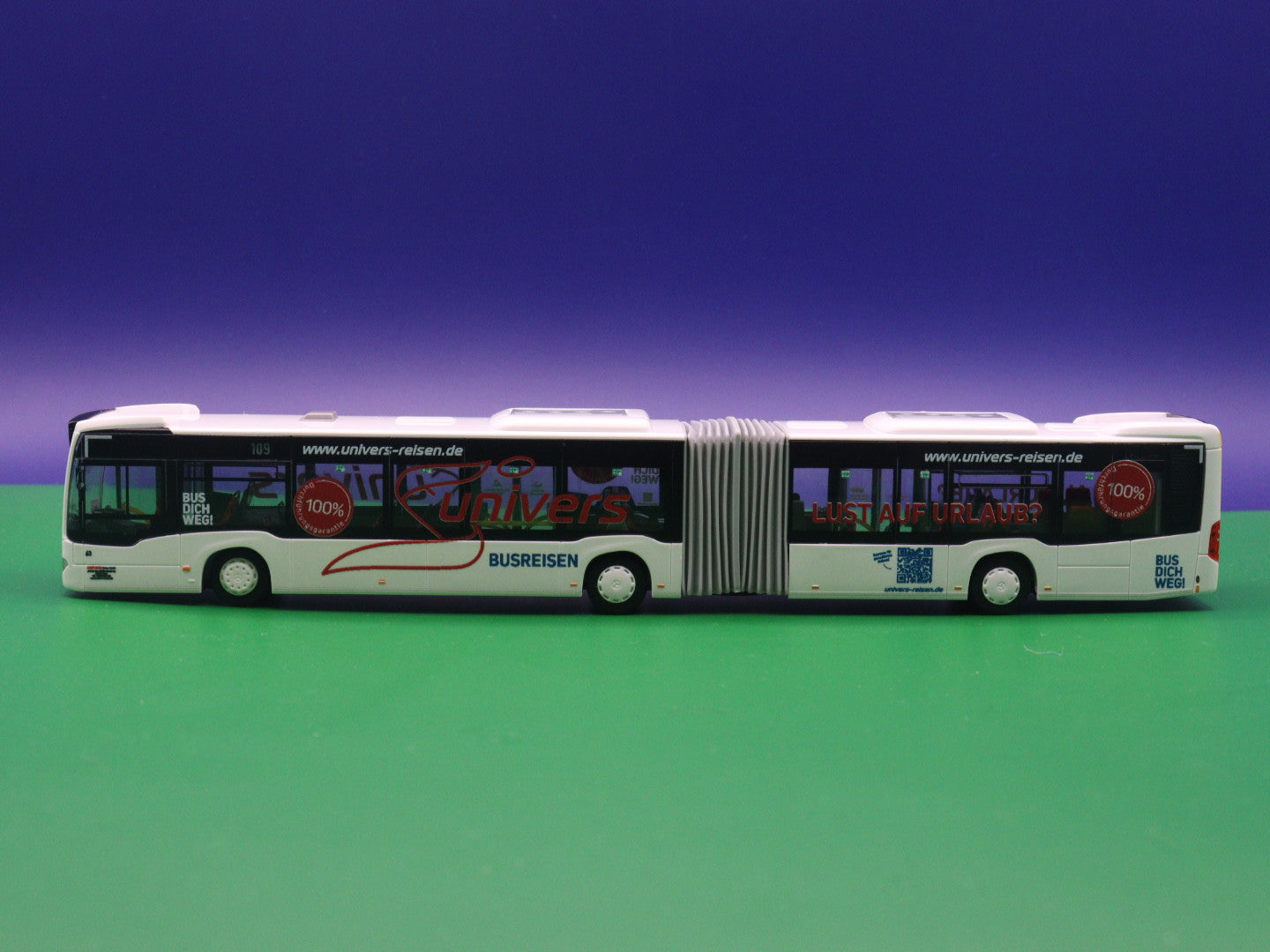 Mercedes Benz Citaro C2 G - Univers Reisen - Bonn - Linie 109 Sülz Hermeskeiler Platz (KVB) - Modellbus Rietze 69311-1