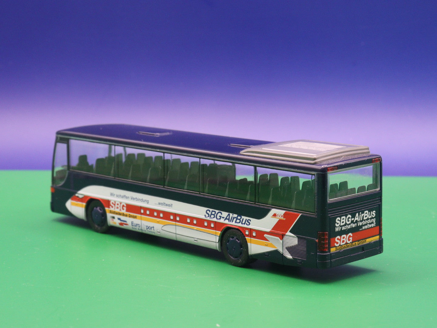 Setra S 315 GT - SBG Südbadenbus GmbH - EuroAirport Basel Freiburg - SBG AirBus - Modellbus Rietze 61406 Reisebus