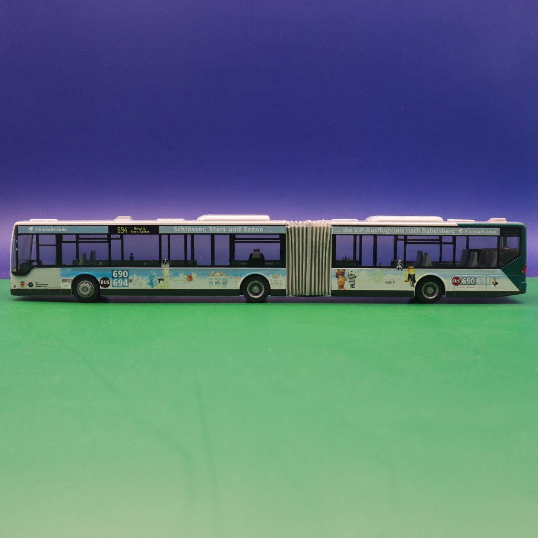 Mercedes Benz Citaro C2 GÜ - Filmstadtlinie Babelsberg - VIP Potsdam - Modellbus Rietze 67028 (Erscheinungsjahr: 04/2011)
