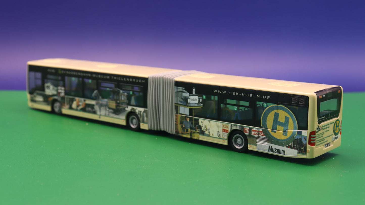 Mercedes Benz Citaro C2 G - KVB Köln - KVB Straßenbahn Museum Thielenbruch - Modellbus Rietze