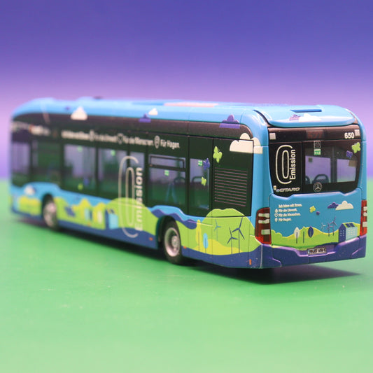 Mercedes Benz eCitaro - Hagener Straßenbahnen - 0 Emission - Linie 527 Loxbaum über Fernuni - Modellbus Rietze 75582