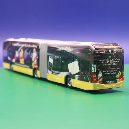 Mercedes Benz eCitaro G - Lindt Schokolade - ASEAG Aachen - Modellbus Rietze 77615