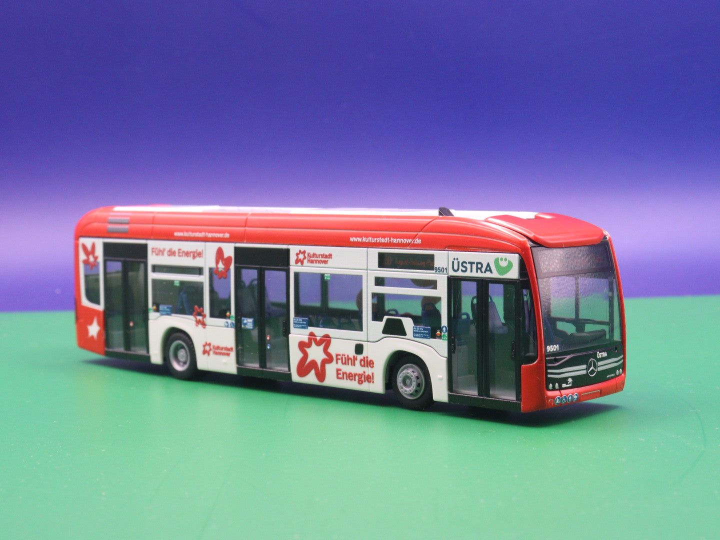 Mercedes Benz eCitaro - Üstra Kulturstadt Hannover - Modellbus Rietze 75597