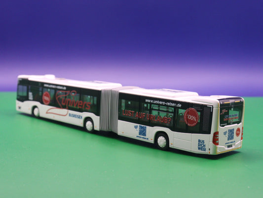 Mercedes Benz Citaro C2 G - Univers Reisen - Bonn - Linie E Pützchens
Markt (im Auftrag der SWB) - Modellbus Rietze 69311-3
