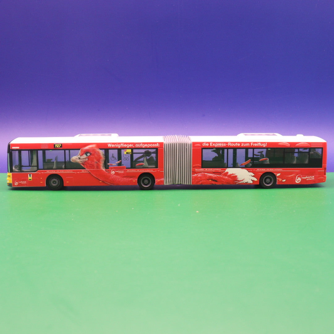 BVG Berlin MAN NG 313 Sondermodell Airberlin - Linie M27 S+U Pankow - Modellbus Rietze 65292-2