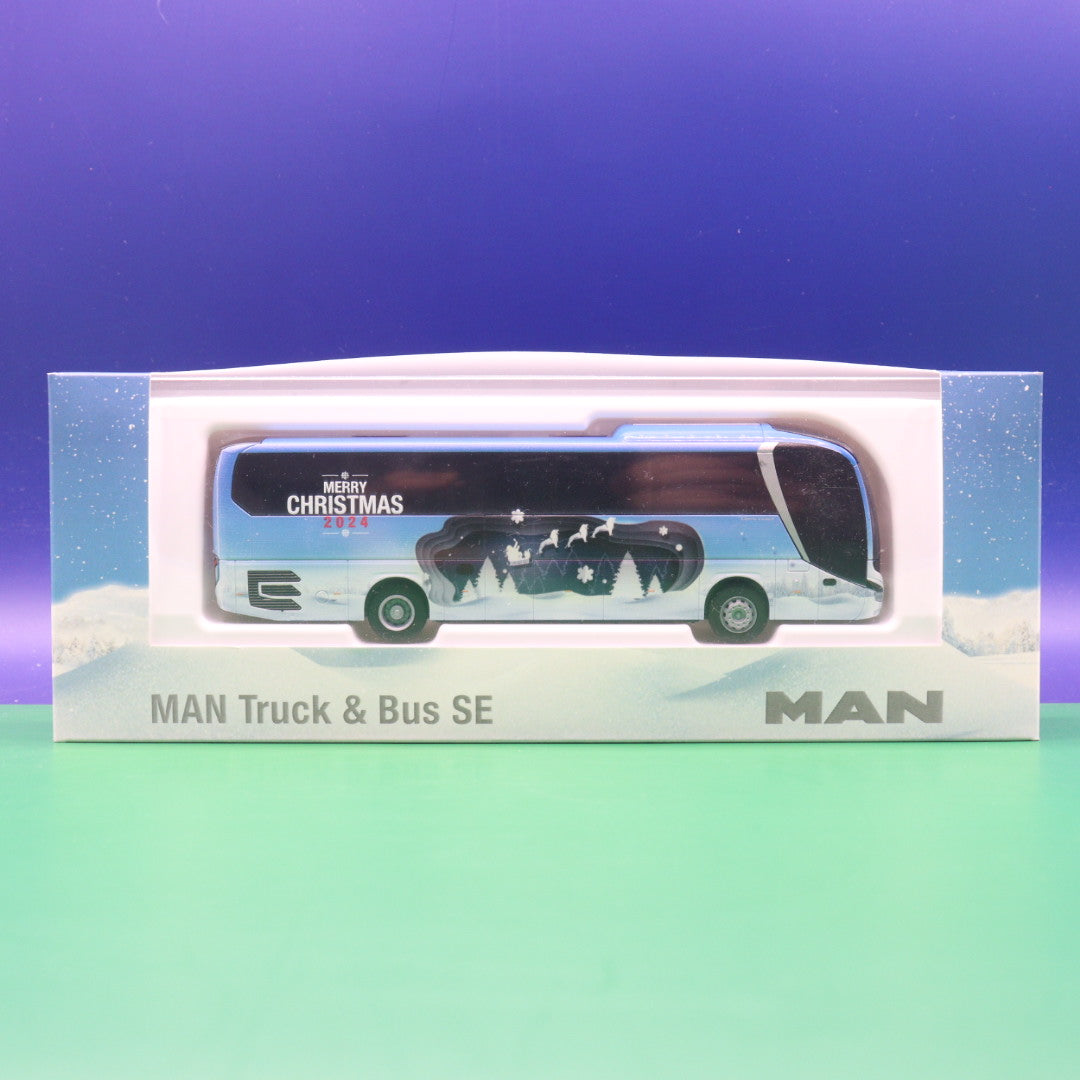 MAN Lions Coach - MAN Truck & Bus SE Modell - Merry Christmas 2024 - Modellbus Rietze