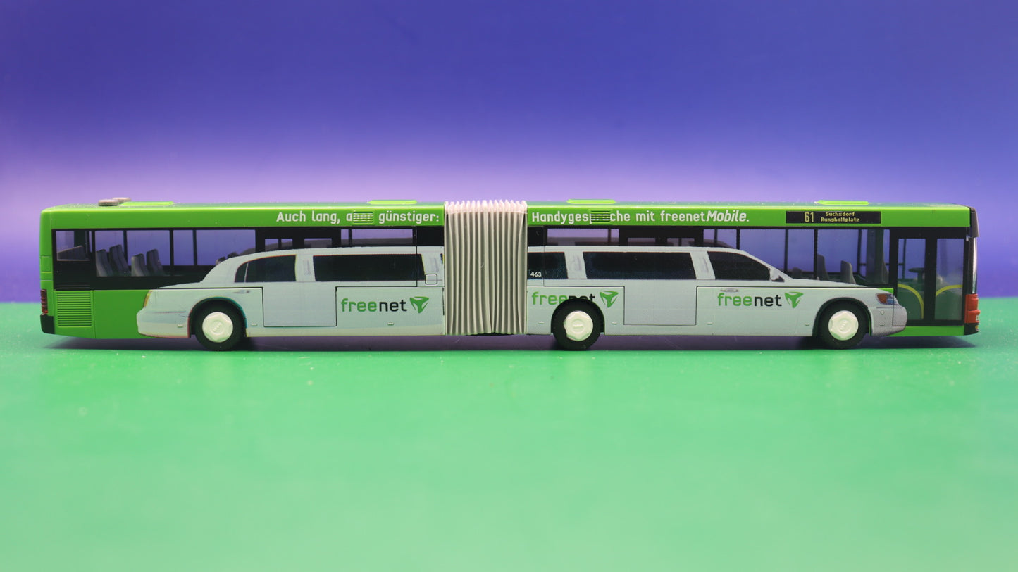 MAN NG A23 - KVG Kiel - freenet Limousine - Modellbus Rietze 65276 (Erscheinungsjahr: 08/2008)