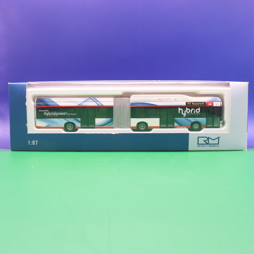 Solaris Urbino 18 Hybrid - Stadtwerke Neuss - Stadtlinie 843 Neusserfurth - Modellbus Rietze 69104