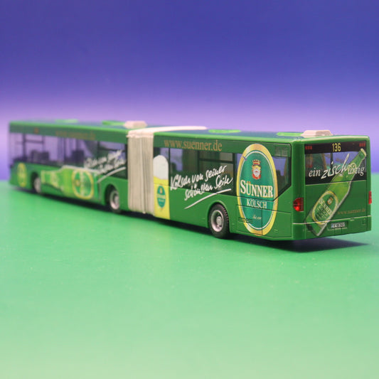 Mercedes Benz O530 Citaro G - KVB Köln - Sünner Kölsch - Linie 136 Lindenthal Dürener Str Hohenlind - Modellbus Rietze 67031