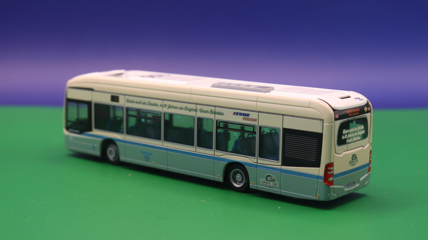 Mercedes Benz eCitaro - ESWE Verkehr Wiesbaden im O 317 Design (1961) - Modellbus Rietze