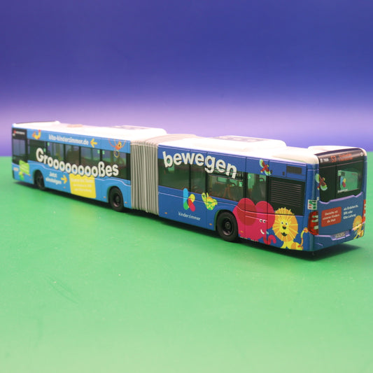 Mercedes Benz Citaro C2 G - Hochbahn Hamburg - Kita Kinderzimmer Linie 53 - Modellbus Rietze 73586