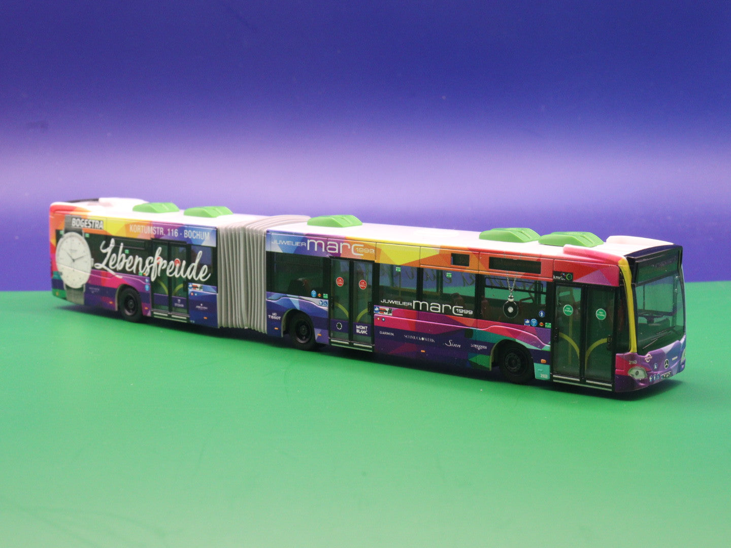 Mercedes Benz Citaro C2 G Bogestra - Wertschmiede Lebensfreude - Modellbus Rietze 69319