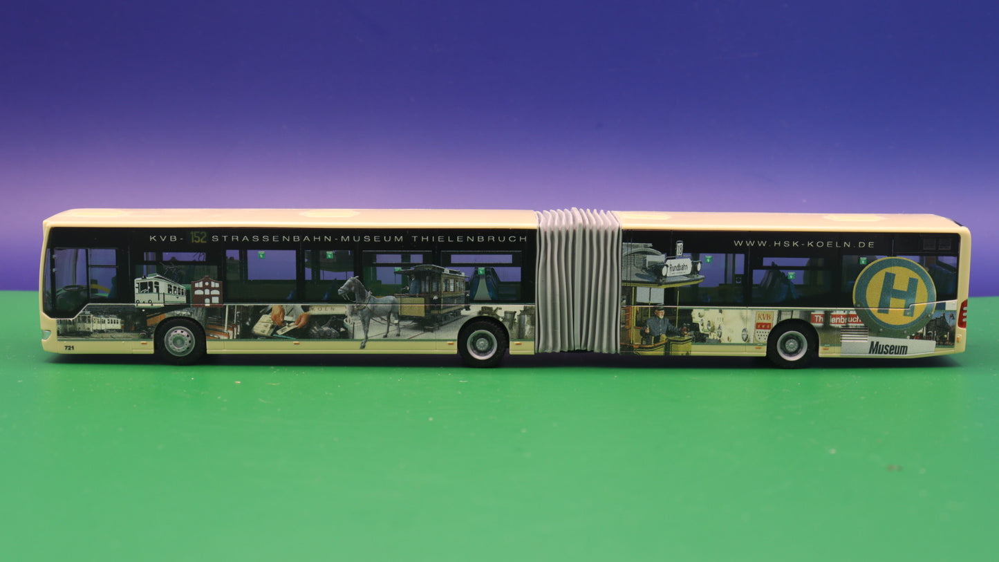 Mercedes Benz Citaro C2 G - KVB Köln - KVB Straßenbahn Museum Thielenbruch - Modellbus Rietze
